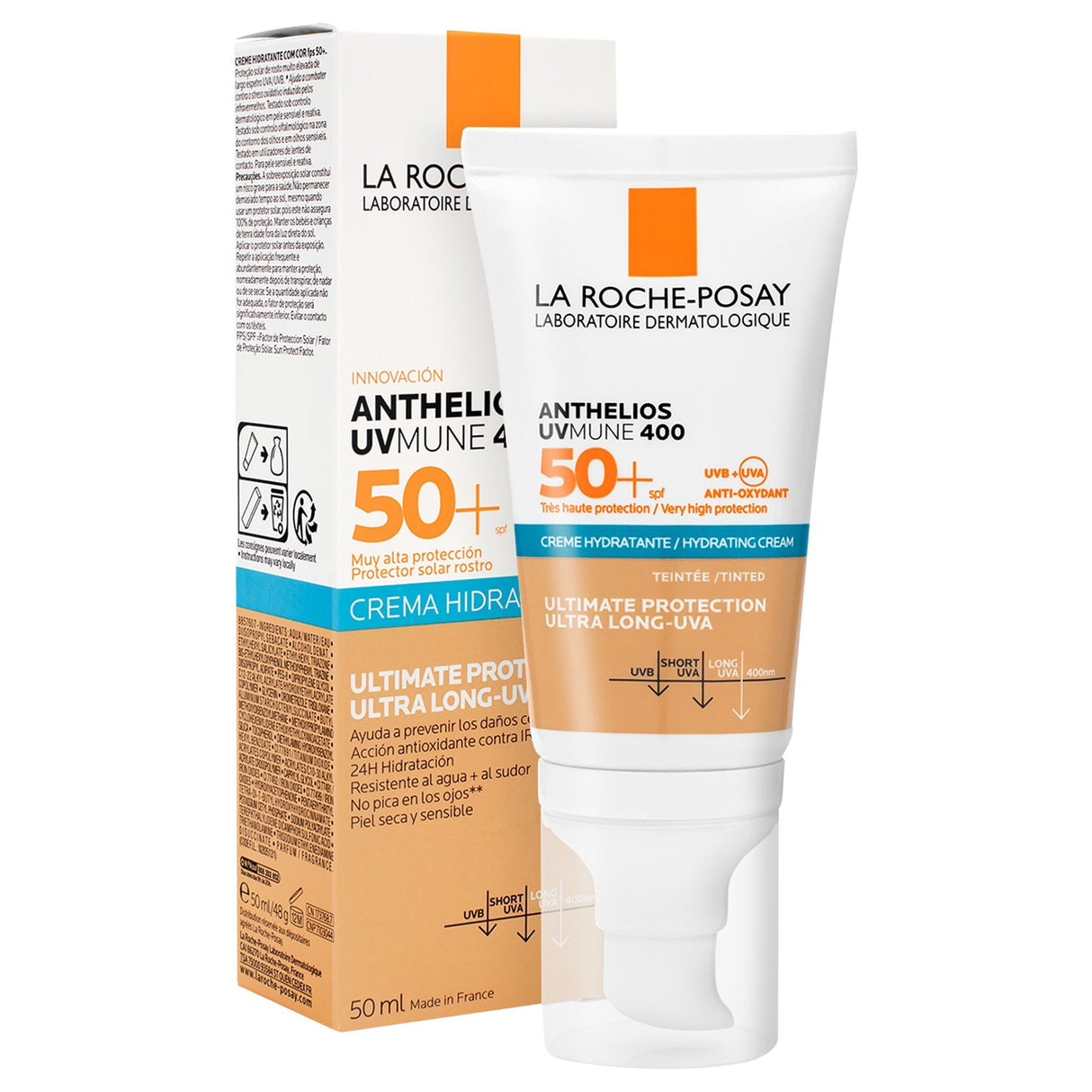 3337875797689-Anthelios Uvmune400 Fps50 Crema Con Color 50 Ml Lrp-3