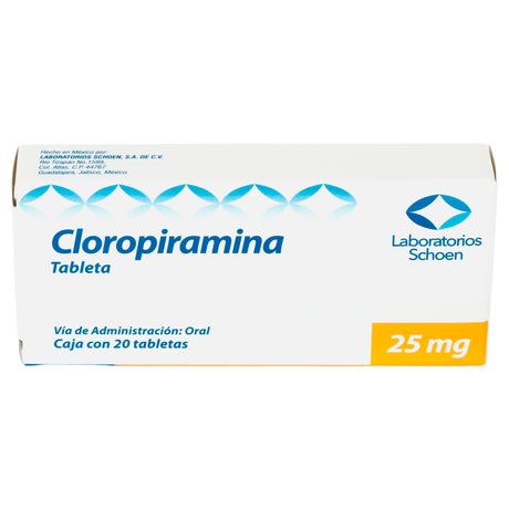 821998000250-Cloropiramina 25 Mg Con 20Tab Generico Schoen-3