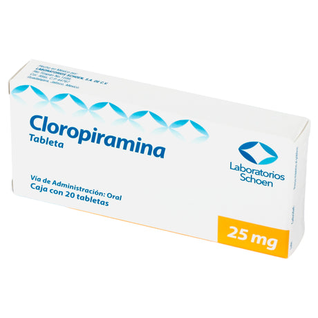 821998000250-Cloropiramina 25 Mg Con 20Tab Generico Schoen-4