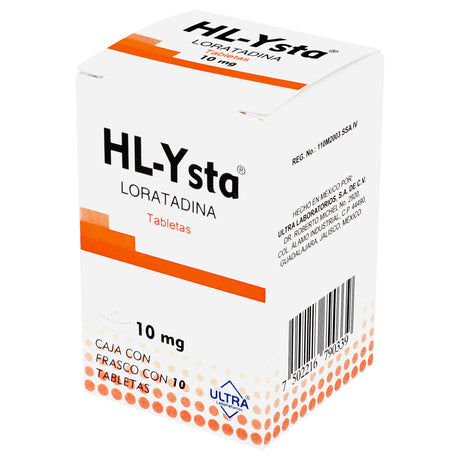 7502216790339-Loratadina Hl-Ysta 10 Mg Con 10 Tabletas-3