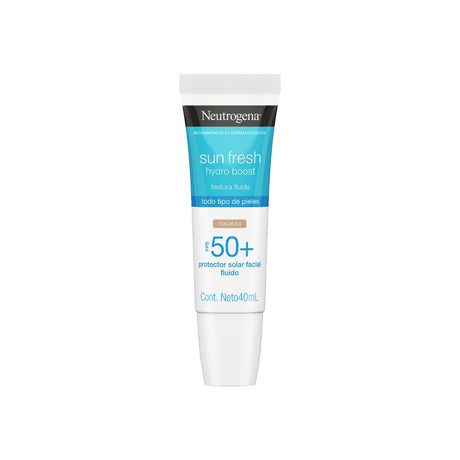 Protector Solar Facial 50+ Sun Fresh Hydro Boost 40 Ml Crema   Neutrogena 7891010256159