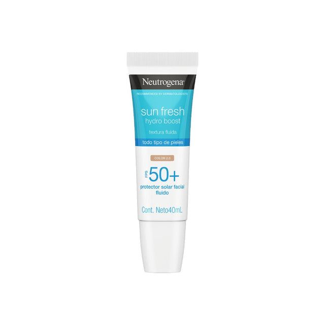 Protector Solar Facial 50+ Sun Fresh Hydro Boost 40 Ml Crema   Neutrogena 7891010256159