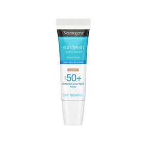 Protector Solar Facial Fluido Sin Color 50 Fps Sun Fresh Hydro Boost 40 Ml Crema Neut 7891010256449