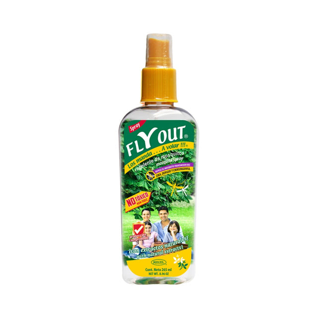 Repelente Fly Out Extracto Natural 265Ml Spray 7501044209815