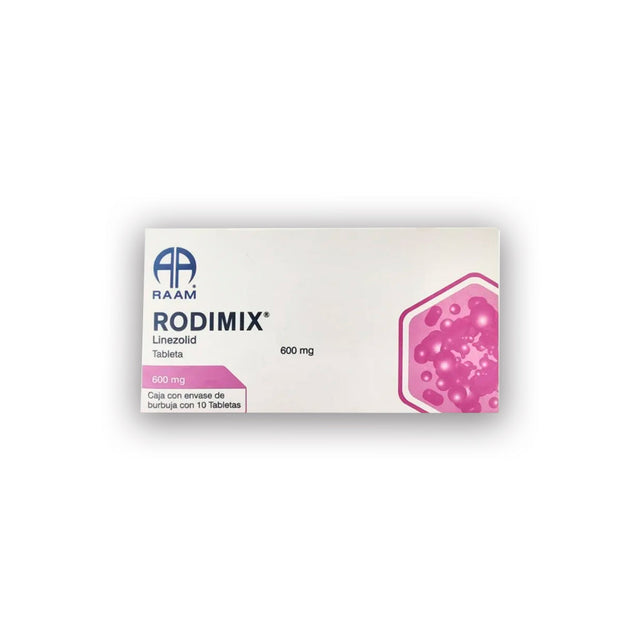 Rodimix Linezolid 600 Mg Con 10 Tabletas Raam 7502227875841