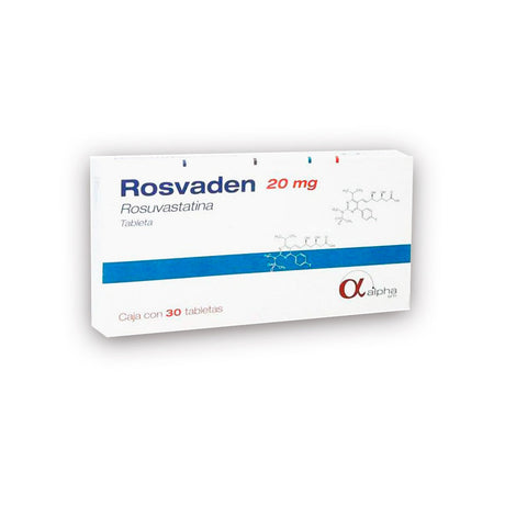 Rosvaden 20 Mg Con 30 Tabletas 7502226293646
