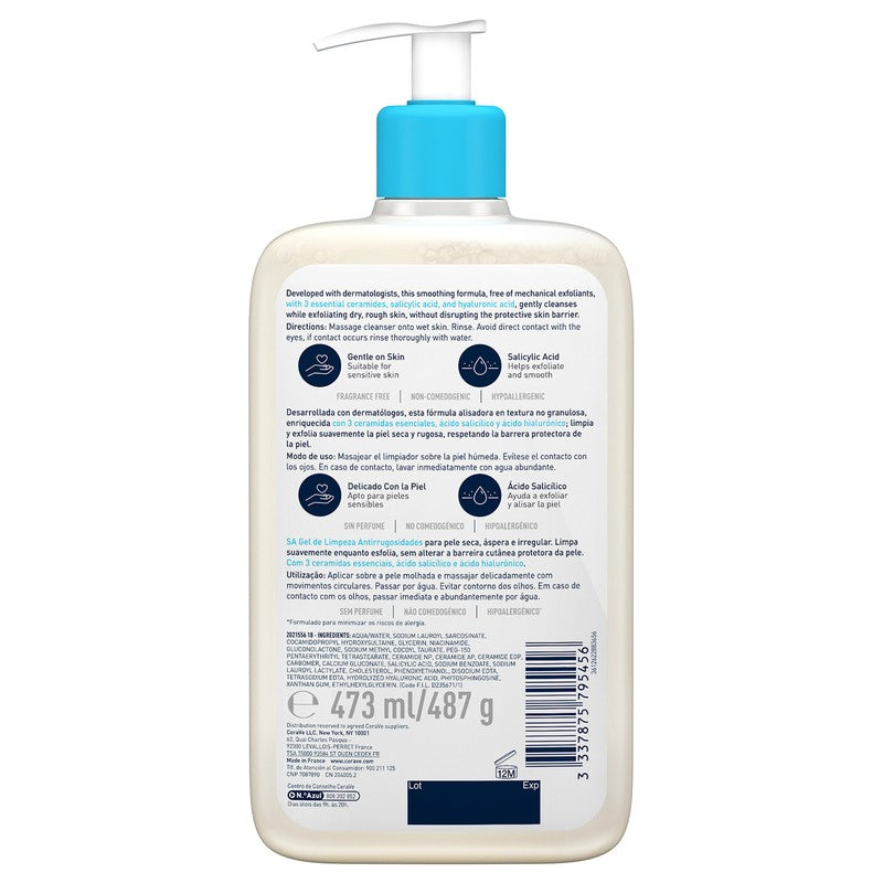 Sa Limpiador Anti-Rugosidades 473Ml Gel Cerave 3337875795456 3