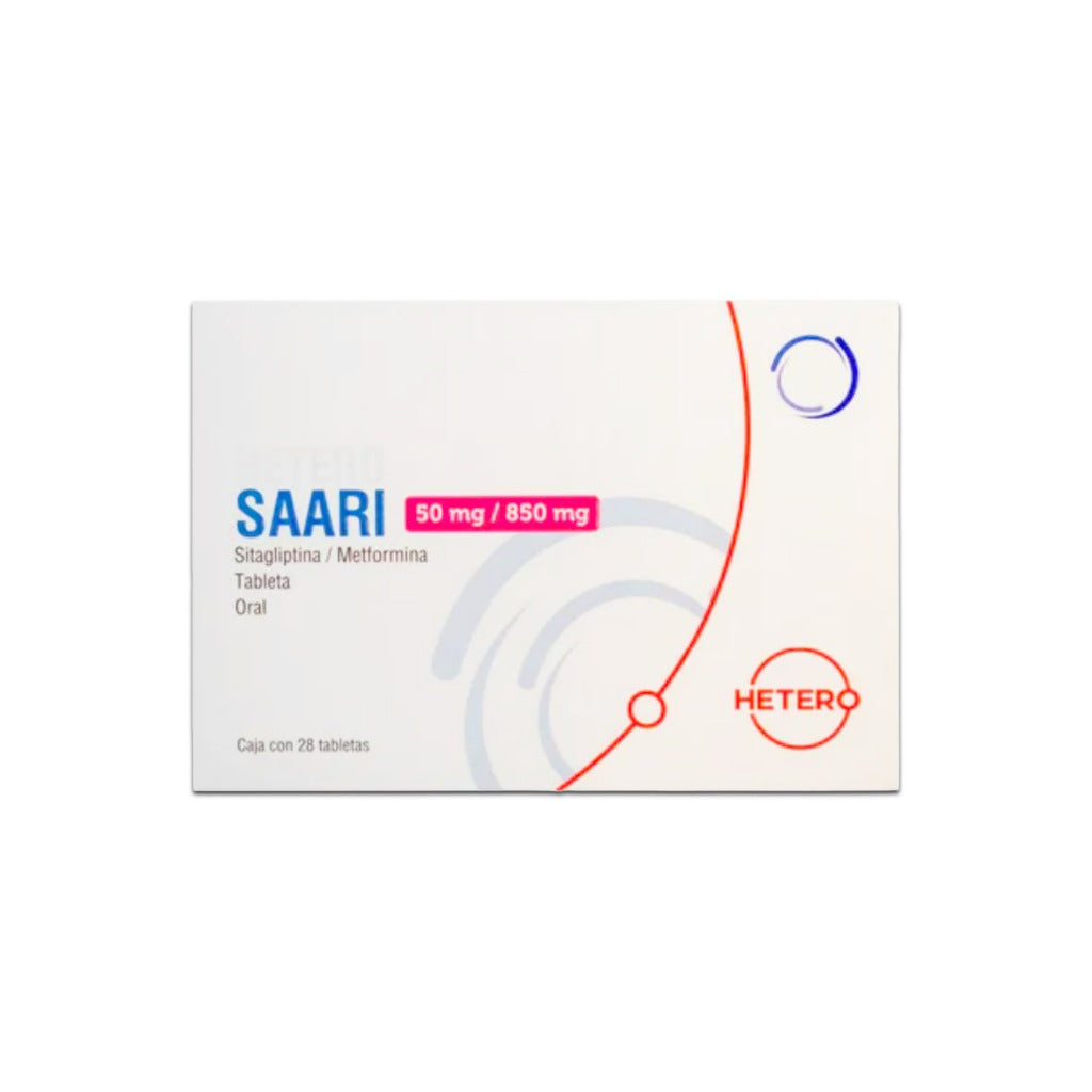 Saari 50/850 Mg 28 Tabletas 7506442704658