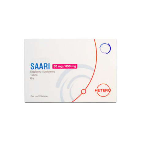 Saari 50/850 Mg 28 Tabletas 7506442704658