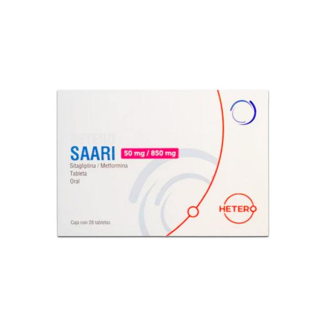 Saari 50/850 Mg 28 Tabletas 7506442704658