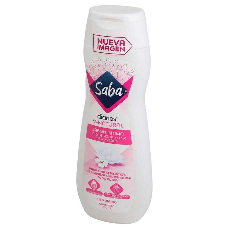 Saba V-Natural 200 Ml Jabon Intimo 7501019037993 4