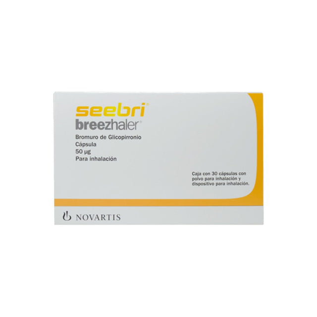 Seebri 50 Mg Con 30 Capsulas 7501124819460