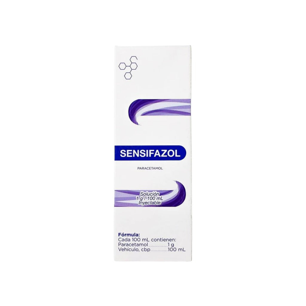 Sensifazol Paracetamol Solución Inyectable 1 G / 100 Ml Jayor 7506022328335