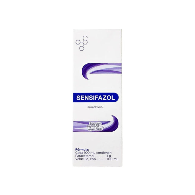 Sensifazol Paracetamol Solución Inyectable 1 G / 100 Ml Jayor 7506022328335