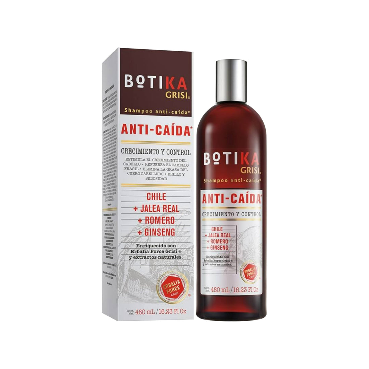 Shampoo Grisi Botika Anti-Caida 480 Ml – Farmacia Herrera