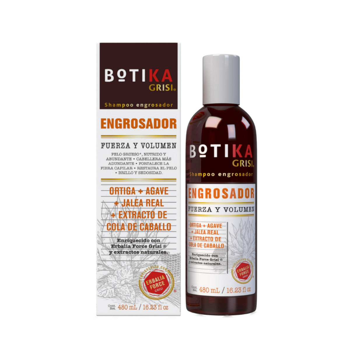 Shampoo Grisi Botika Engrosador 480 Ml 7501022112328