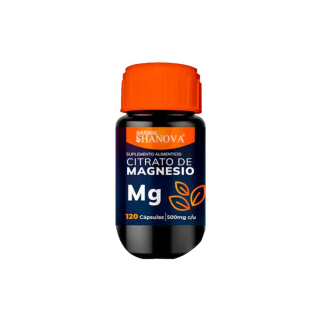 Shanaturals Citrato De Magnesio 500 Mg Con 120 Capsula 7502284991034
