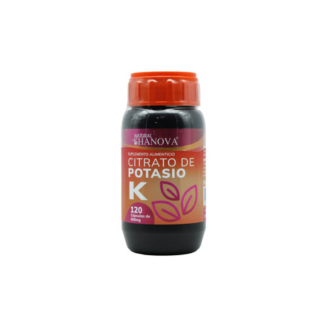 Shanaturals Citrato De Potasio 500 Mg Con 120 Capsula 7502284991027