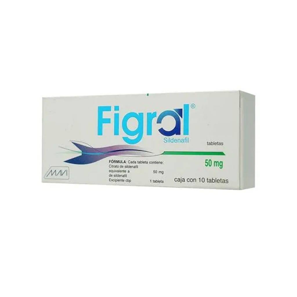 Sildenafil Figral 50 Mg Con 10 Tabletas 785118753955