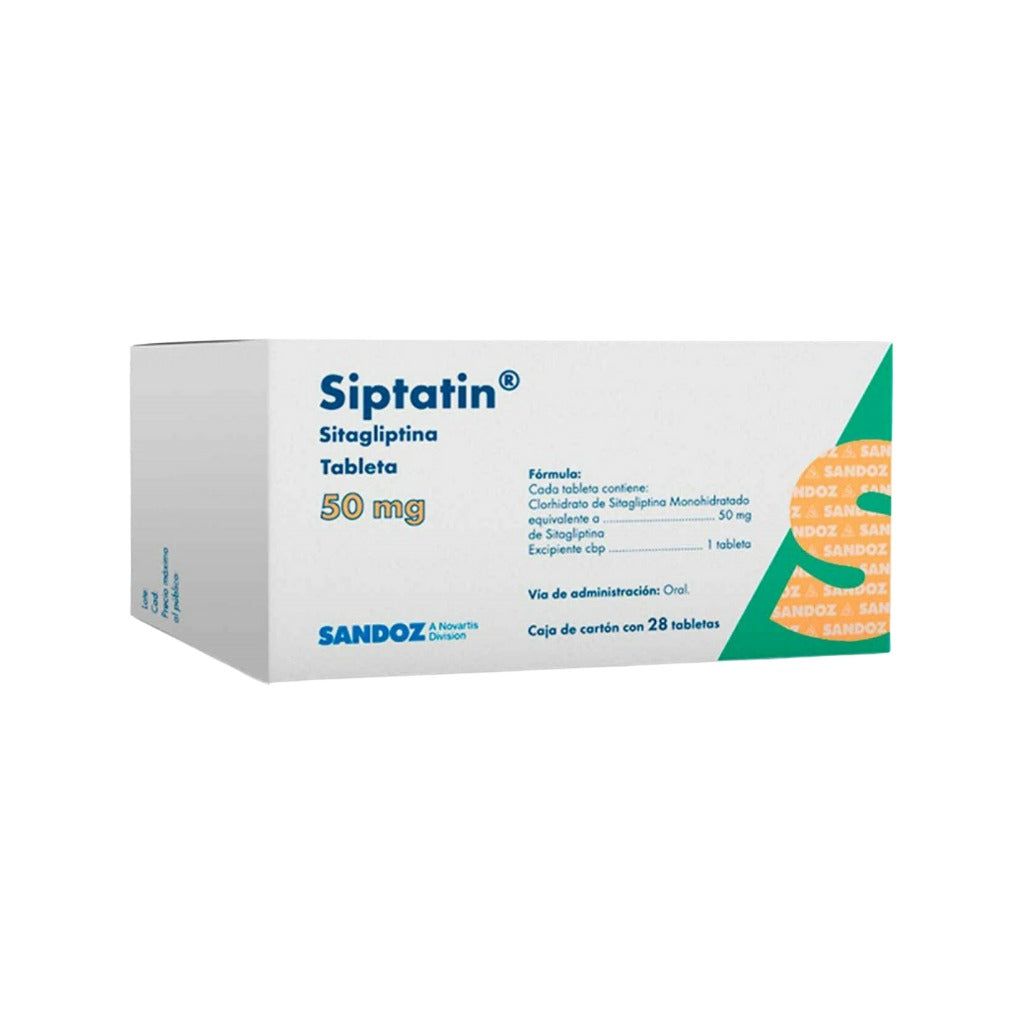 Siptatin 50Mg 28 Tabletas 7502216935860