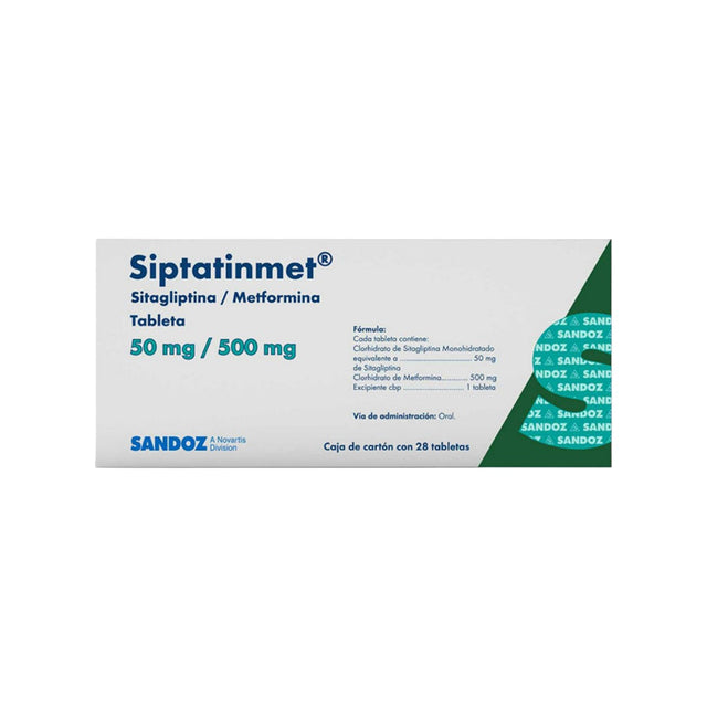 Siptatinmet 50/500 Mg 28 Tabletas 7502216935891