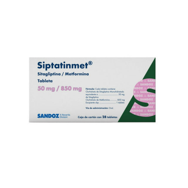 Siptatinmet 50/850 Mg 28 Tabletas 7502216935914