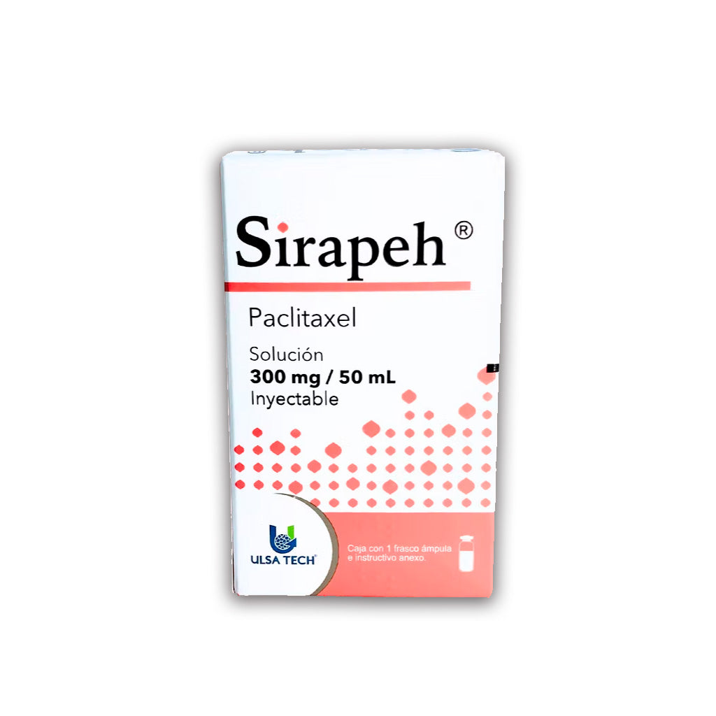 Sirapeh Paclitaxel Solución Inyectable 300 Mg / 50 Ml 7506429600614