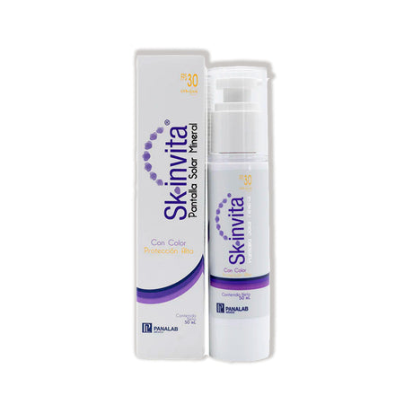 Skinvita Fps30 Pantalla Solar Mineral Con Color 50 Ml Panalab 7508006183954
