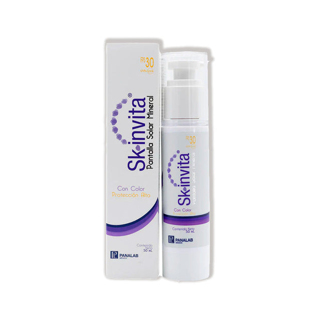 Skinvita Fps30 Pantalla Solar Mineral Con Color 50 Ml Panalab 7508006183954