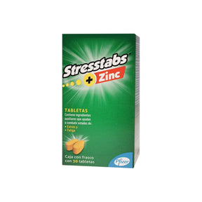 Stresstabs 600 Con Zinc Con 30 7501065095992