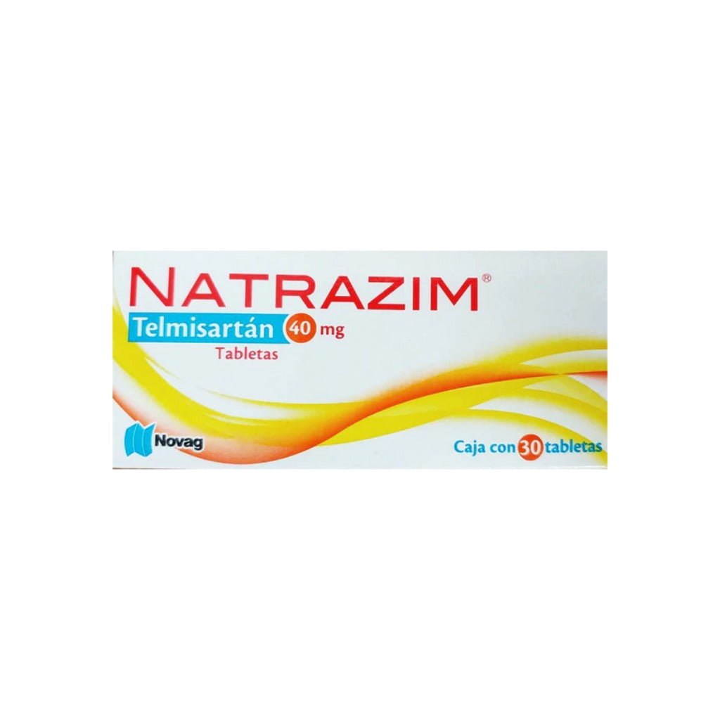 Telmisartan Natrazim Tabletas 40 Mg Con 30 7501075720969