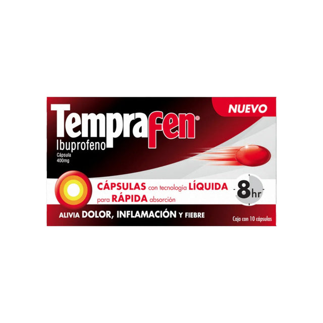 Tempra Fen 400Mg 10 Capsulas 7506460101002