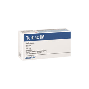 Terbac 1 Gr Ampulas I.M 7501125192173
