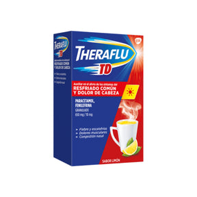 Theraflu Td Limon 650 / 10 Mg Con 6 Sobres 7501065008442