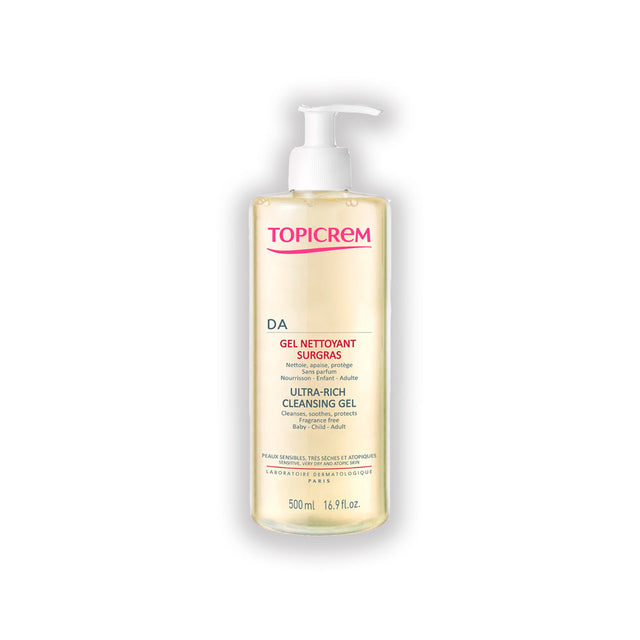 Topicrem Da Gel Ultra Rich Limpiador 500 Ml Laboratorio Nigy 3700281702835