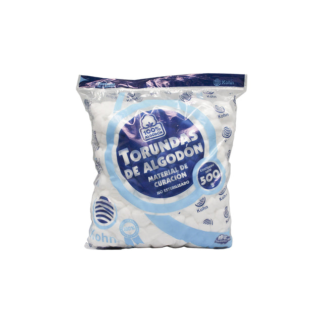 Torundas Algodon 500 Gr Khon 7506346600209