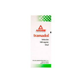 Tramadol 100 Mg / Ml Gotas 10 Ml Amsa Generico 7501349020993