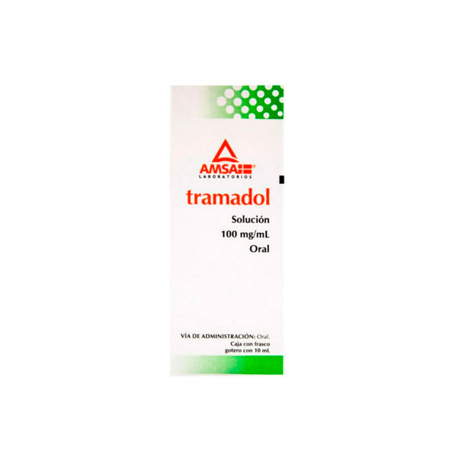 Tramadol 100 Mg / Ml Gotas 10 Ml Amsa Generico 7501349020993