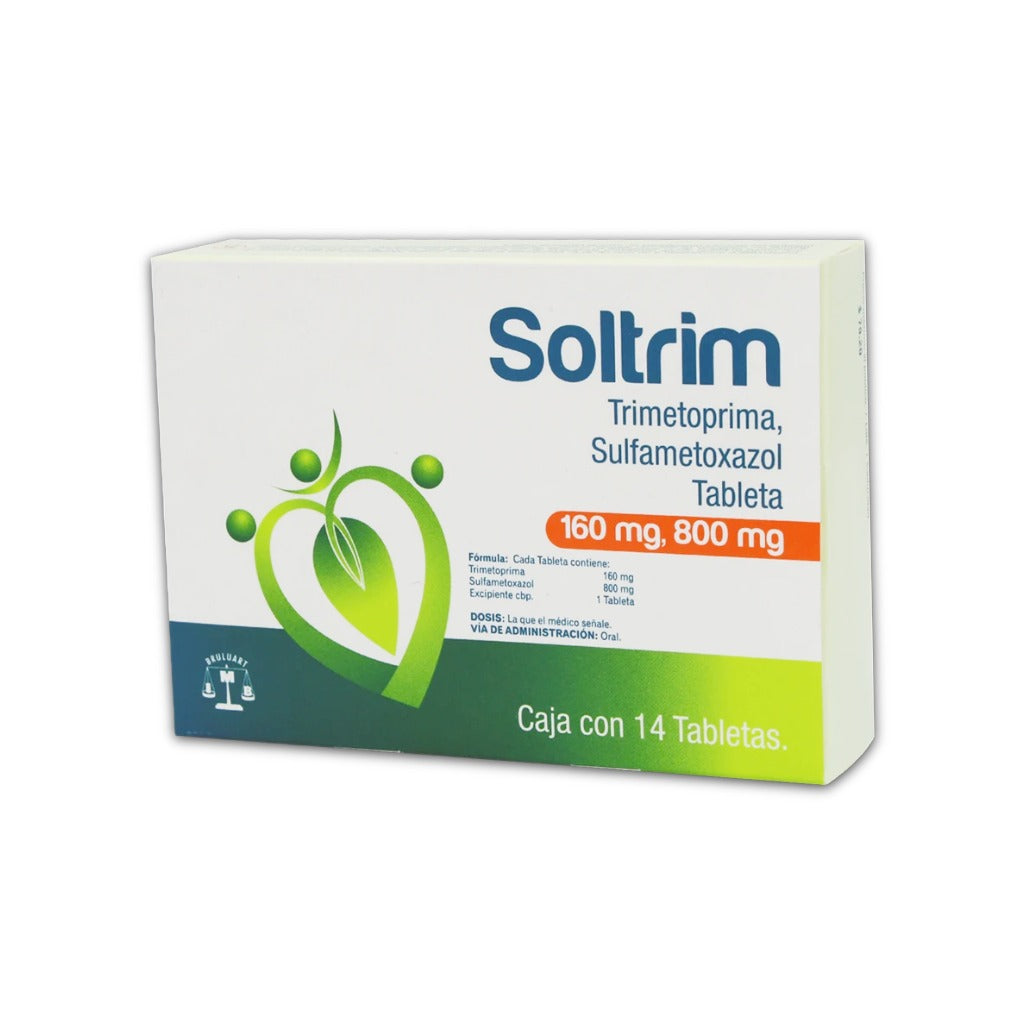 Trimetoprima Sulfametoxazol Soltrim F 160 / 800 Mg Con 14 Tabletas 7501537189747