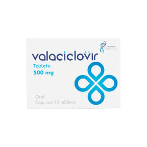 Valaciclovir 500 Mg Con 10 Tabletas Generico Serral 7501258208550
