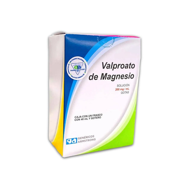 Valproato De Magnesio Solución 200 Mg / Ml Frasco 40 Ml Armstrong Generico 7501089830081