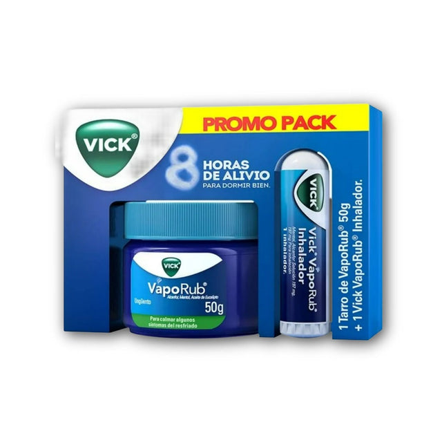 Vaporub Unguento 50Gr + Inhalador Gotas 7500435140775