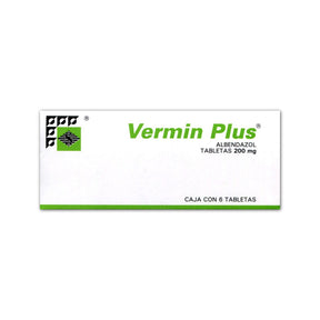 Vermin Plus ( Albendazol ) Con 6 Tabletas 7501547524040
