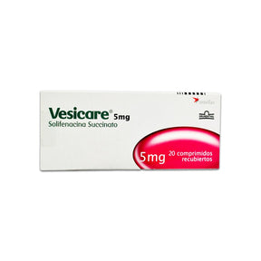 Vesicare 5 Mg Con 20 Tabletas 7730979097635