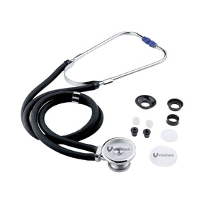 Vitalcare Estetoscopio Multif Negro 614143495519