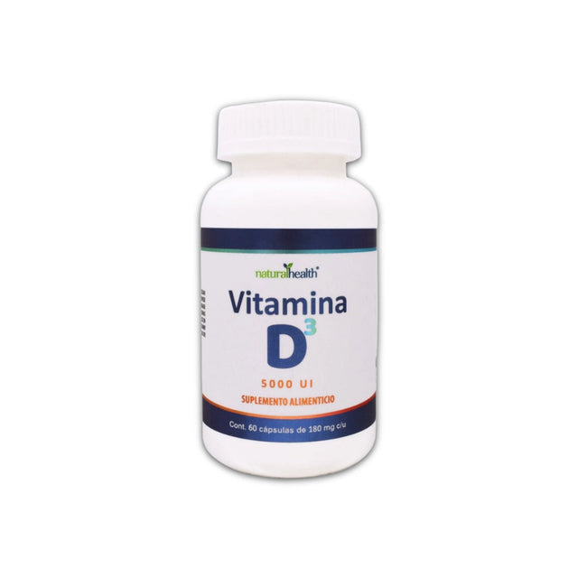 Vitamina D3 Frasco Con 60 Capsulas Naturalhealth 7501853800029