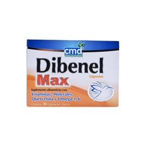 Vitaminas Dibenel 30 Con 9 Capsulas0 / 60 / 50 / 48.2 / 10.2 / 5 7501590211225