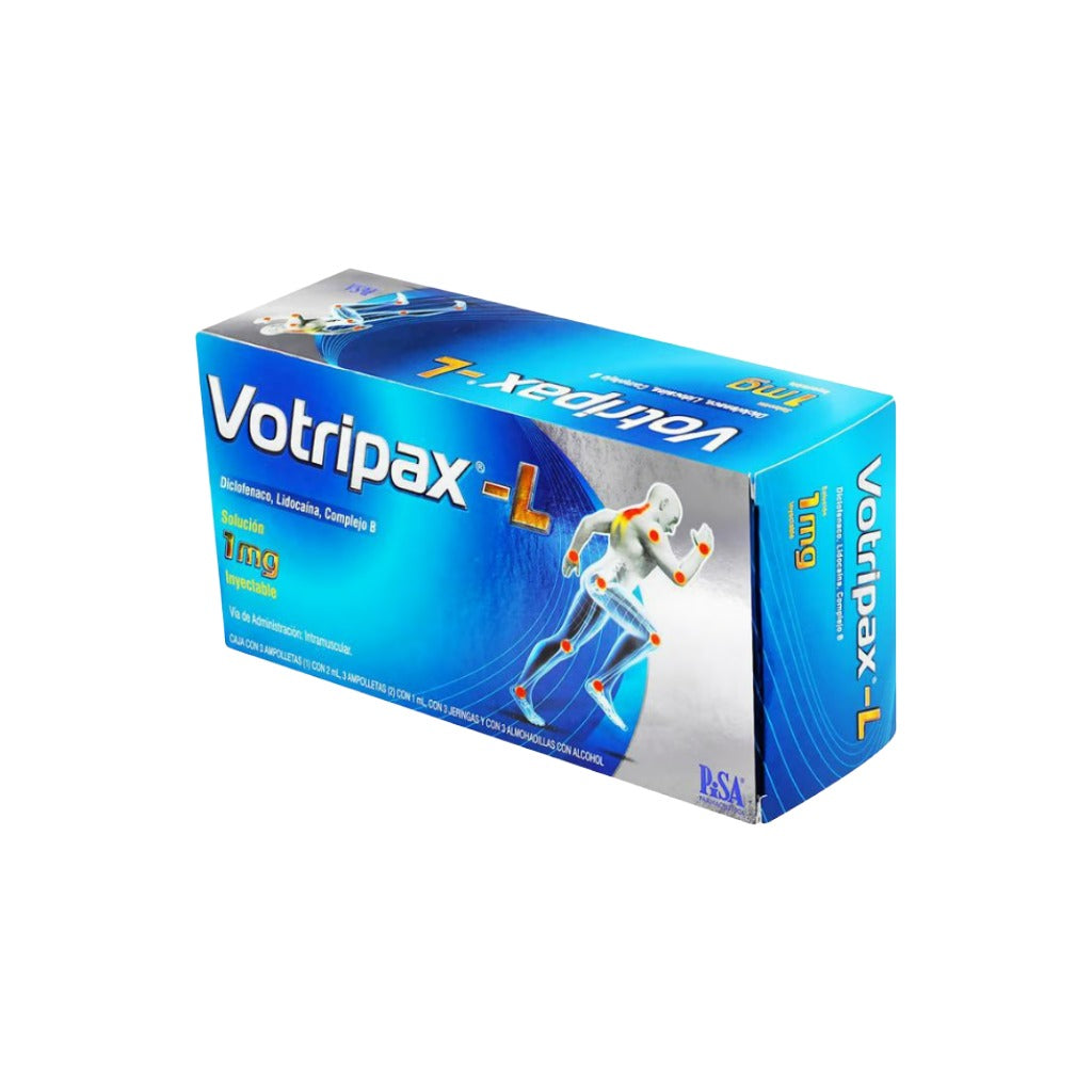 Votripax L 1Mg Solucion Inyectable 3 Jeringas 3Ml 7502268543952