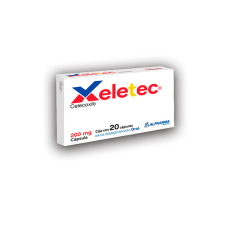 Xeletec 200 Mgcon 20 Capsulas 7502226295503