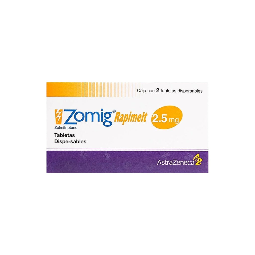 Zomig Rapimelt 2.5 Mg Con 2 Tabletas 4032129083431
